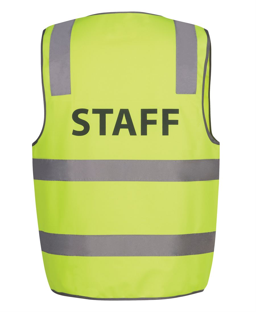 HI VIS D+N SAFETY VEST SECURITY/STAFF/VISITOR 6DNS