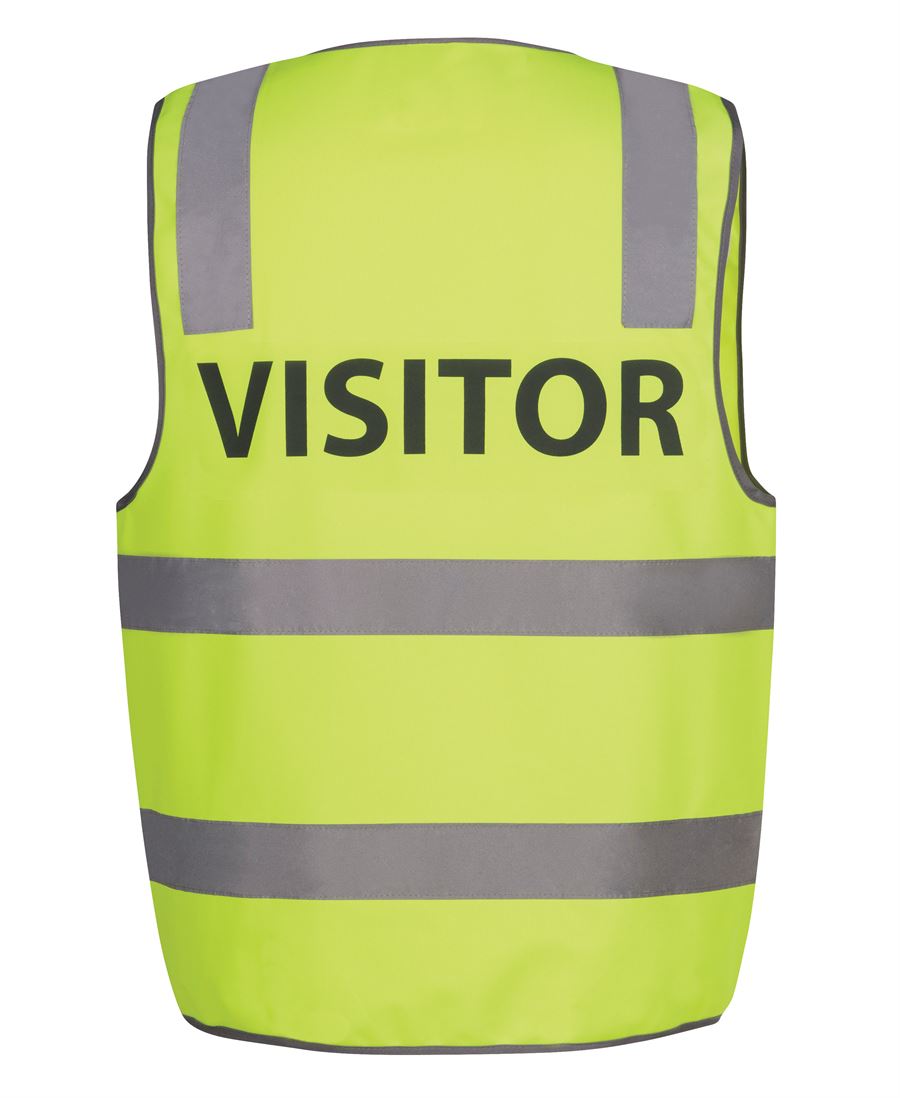 HI VIS D+N SAFETY VEST SECURITY/STAFF/VISITOR 6DNS