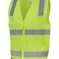 HI VIS (D+N) ZIP SAFETY VEST 6DNSZ