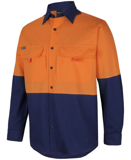 HI VIS RIPSTOP L/S FISHING SHIRT 6HNRL