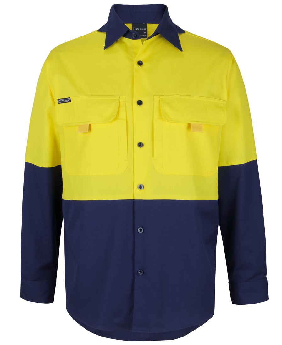 HI VIS RIPSTOP L/S FISHING SHIRT 6HNRL