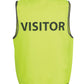 HI VIS SAFETY VEST SECURITY/STAFF/VISITOR 6HVS