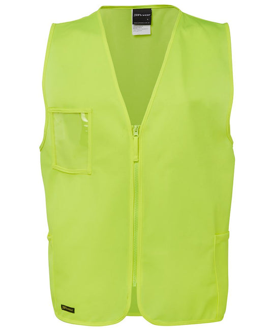 HI VIS ZIP SAFETY VEST 6HVSZ Hi Vis Comfort