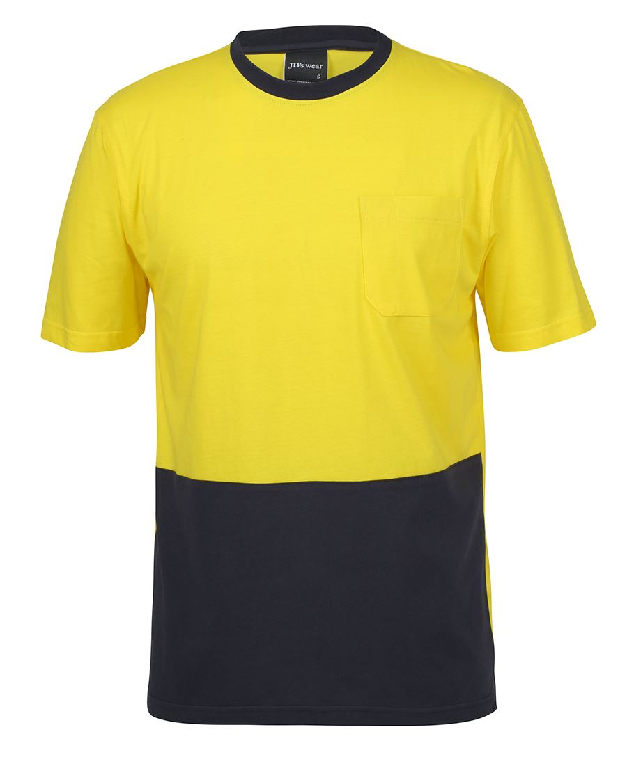 HI VIS CREW NECK COTTON T-SHIRT 6HVTC 100% Cotton for 100% Comfort