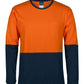 HI VIS L/S CREW NECK COTTON T-SHIRT 6HVTN All day comfort