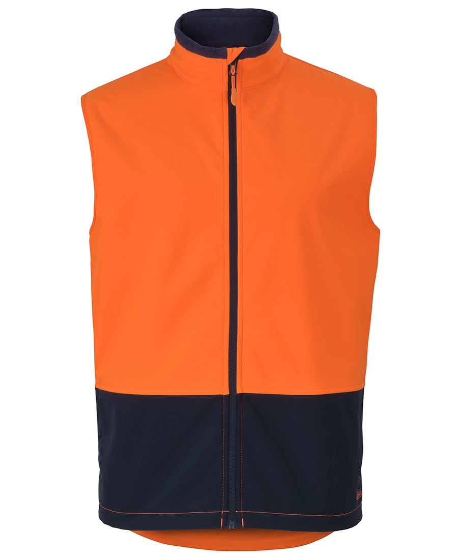 HI VIS THREE LAYER SOFTSHELL VEST 6HWV