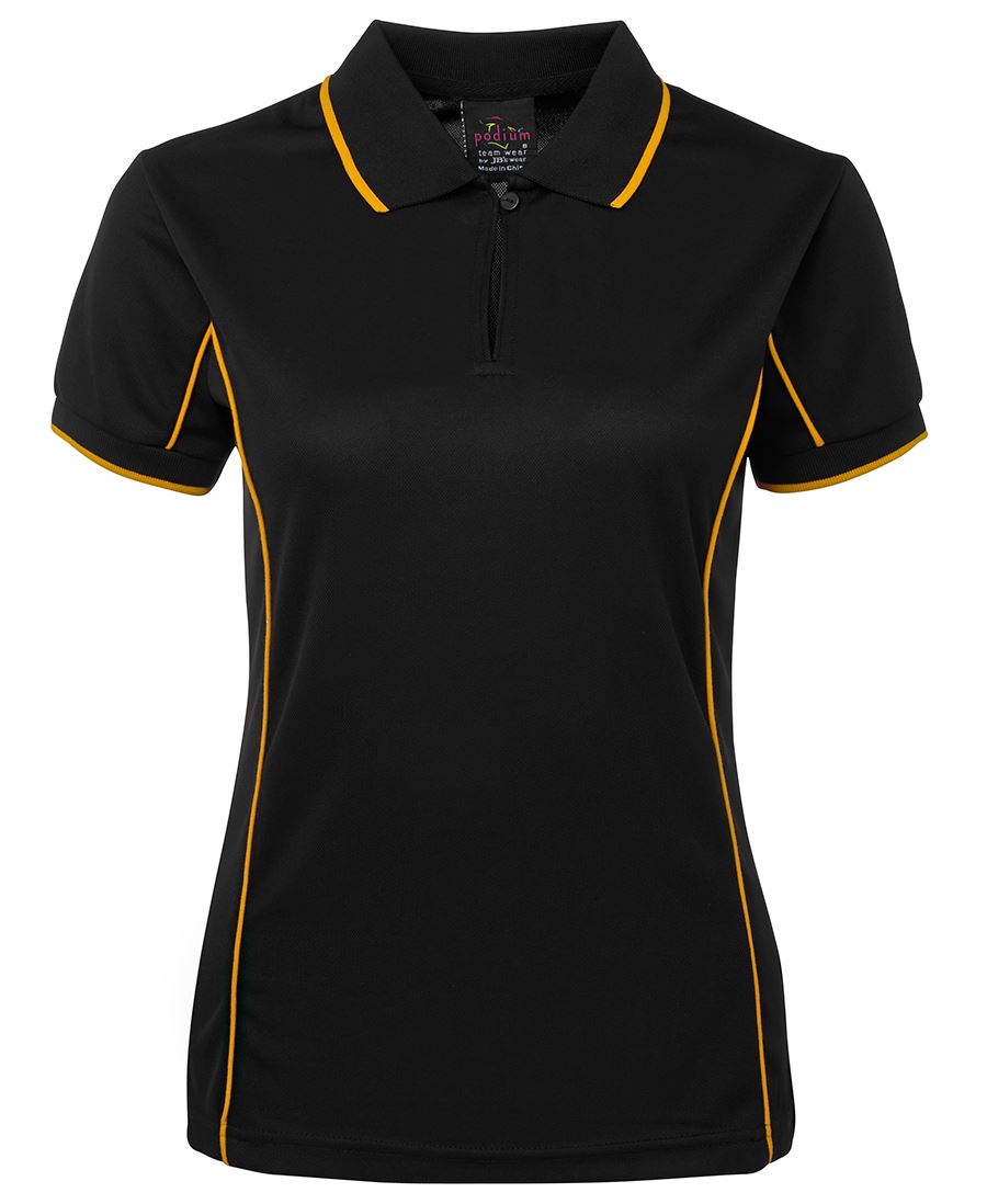 LADIES PIPING POLO 7LPI Team necessity.