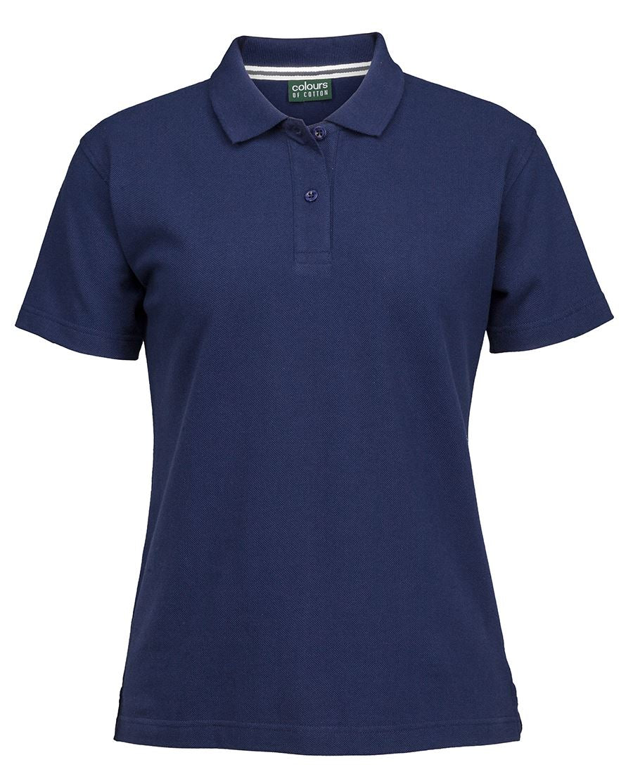 C OF C LADIES PIQUE POLO S2MP1 Pique fabric